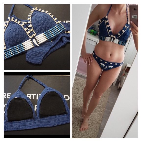 OCHO RIOS crochet beaded bralette bikini - Picture 8 of 8